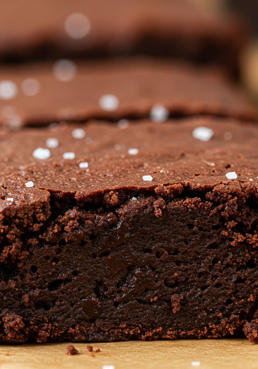 Vegan Fudge Brownies - tertiary view